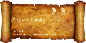 Mojsza Magda névjegykártya